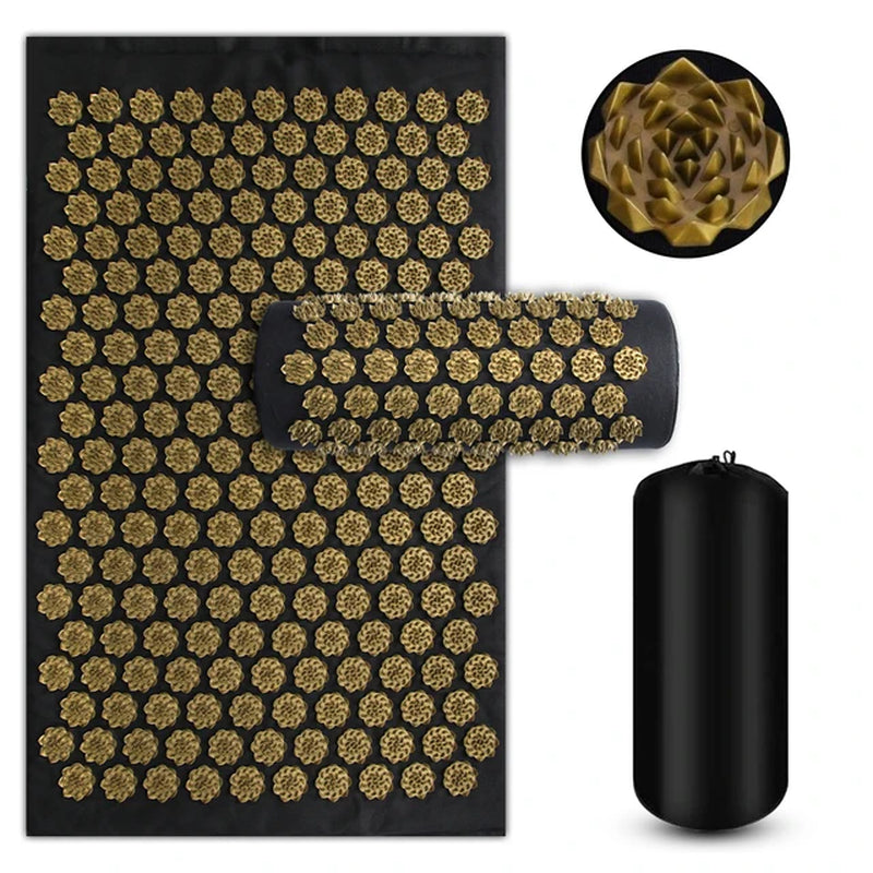 Acupressure Yoga Mat β Body and Foot Massager for Tension Relief