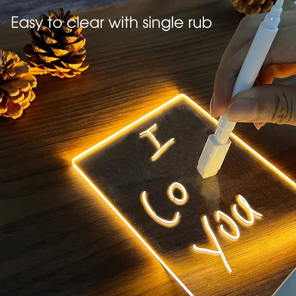 Creative LED Note Board Board with Pen, USB & Battery Power