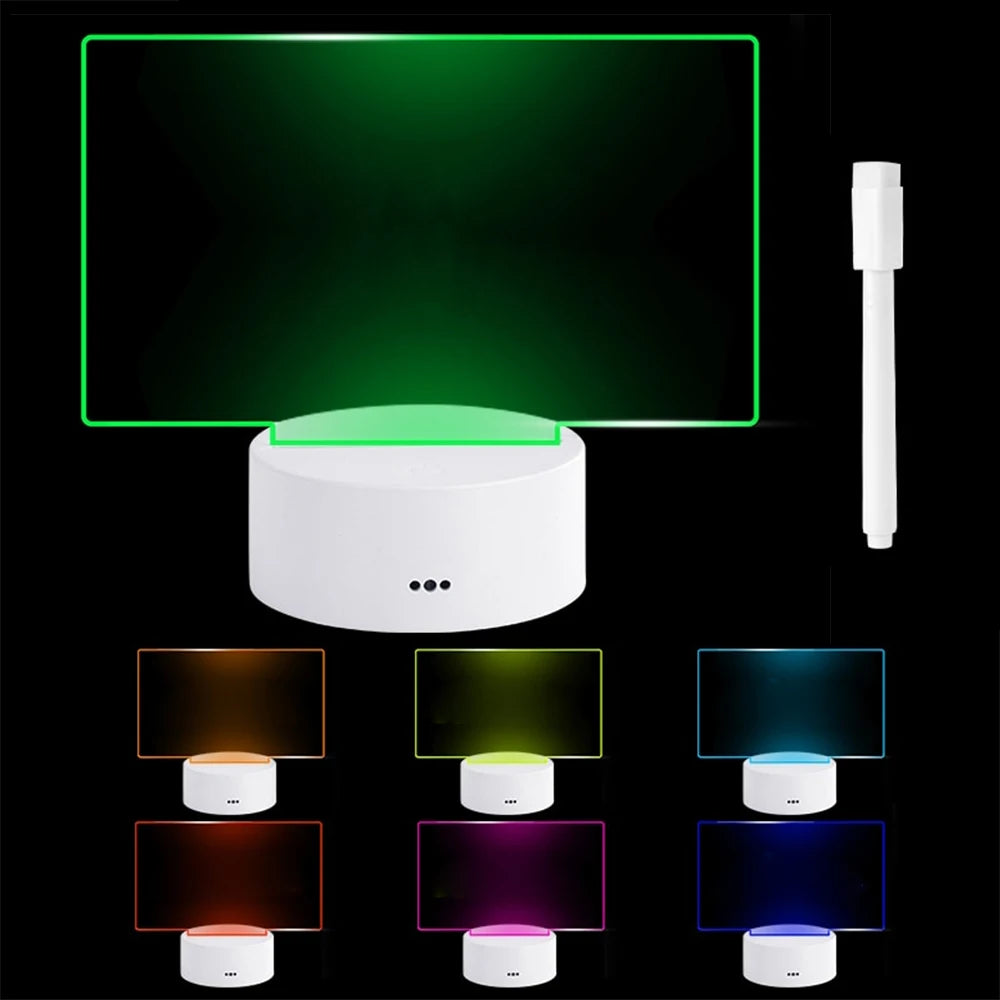 Creative LED Note Board Board with Pen, USB & Battery Power