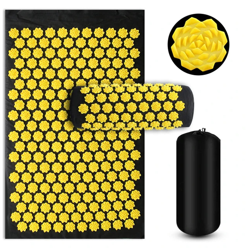 Acupressure Yoga Mat β Body and Foot Massager for Tension Relief