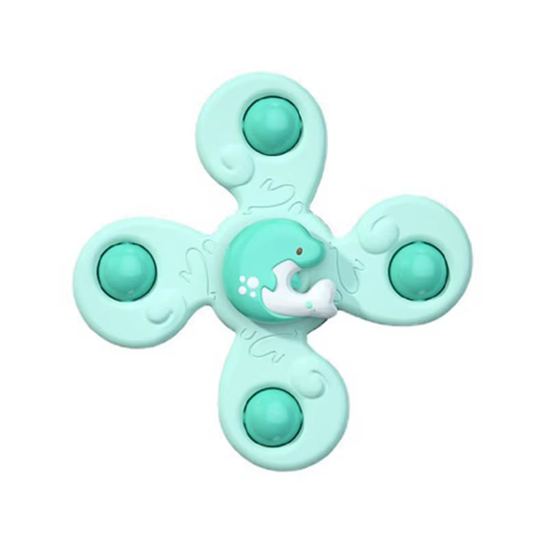 Colorful Insect Fidget Spinner – Educational Rattle & Bath Toy for Kids