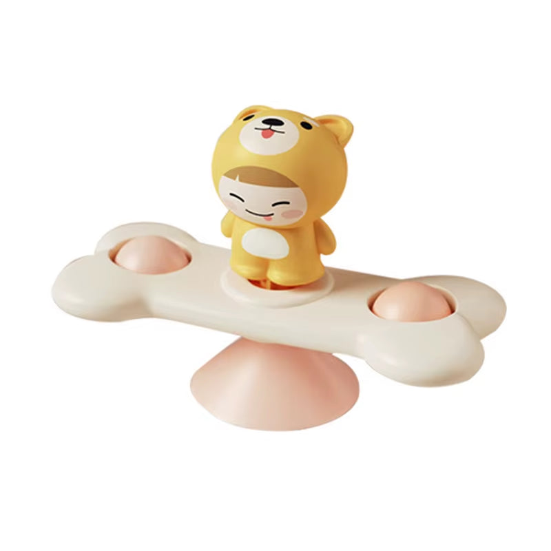 Colorful Insect Fidget Spinner – Educational Rattle & Bath Toy for Kids