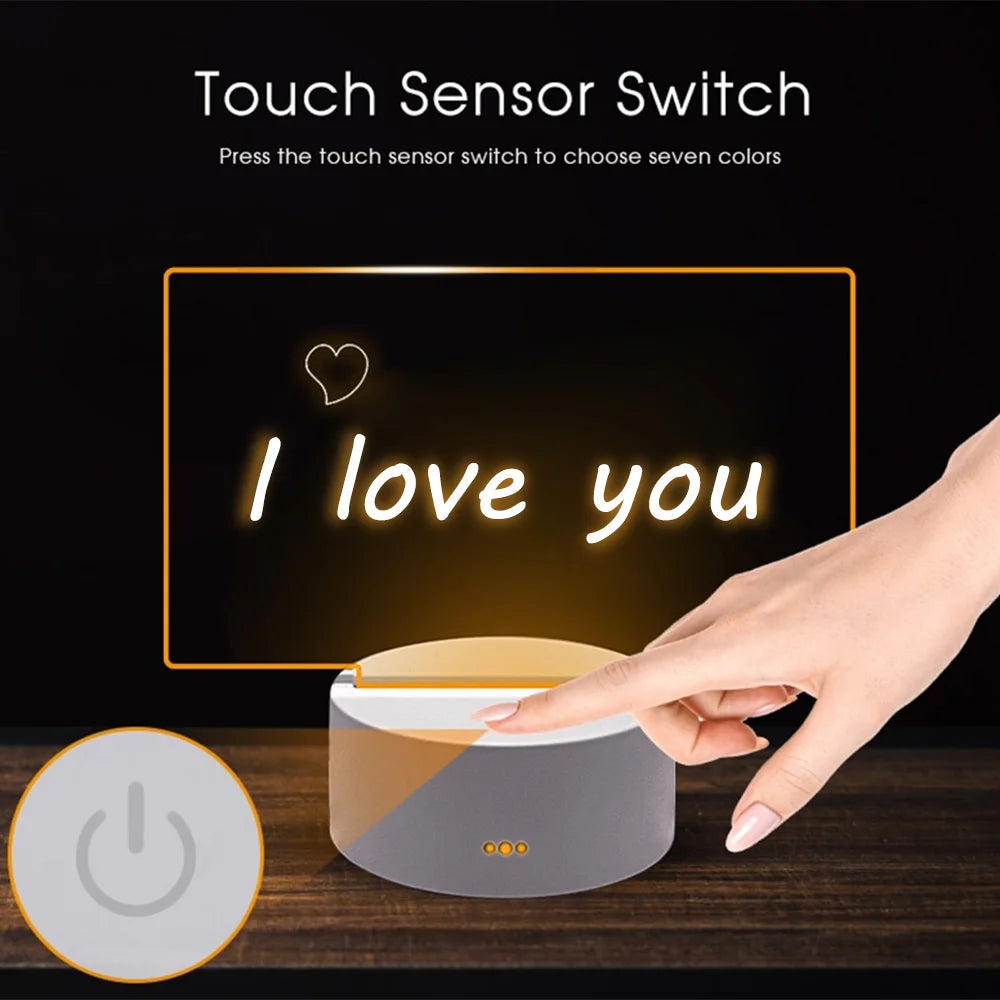 Creative LED Note Board Board with Pen, USB & Battery Power