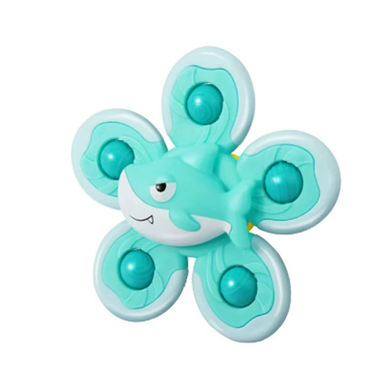 Colorful Insect Fidget Spinner – Educational Rattle & Bath Toy for Kids