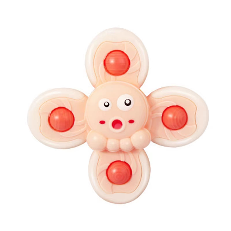 Colorful Insect Fidget Spinner – Educational Rattle & Bath Toy for Kids