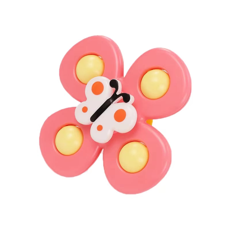 Colorful Insect Fidget Spinner – Educational Rattle & Bath Toy for Kids