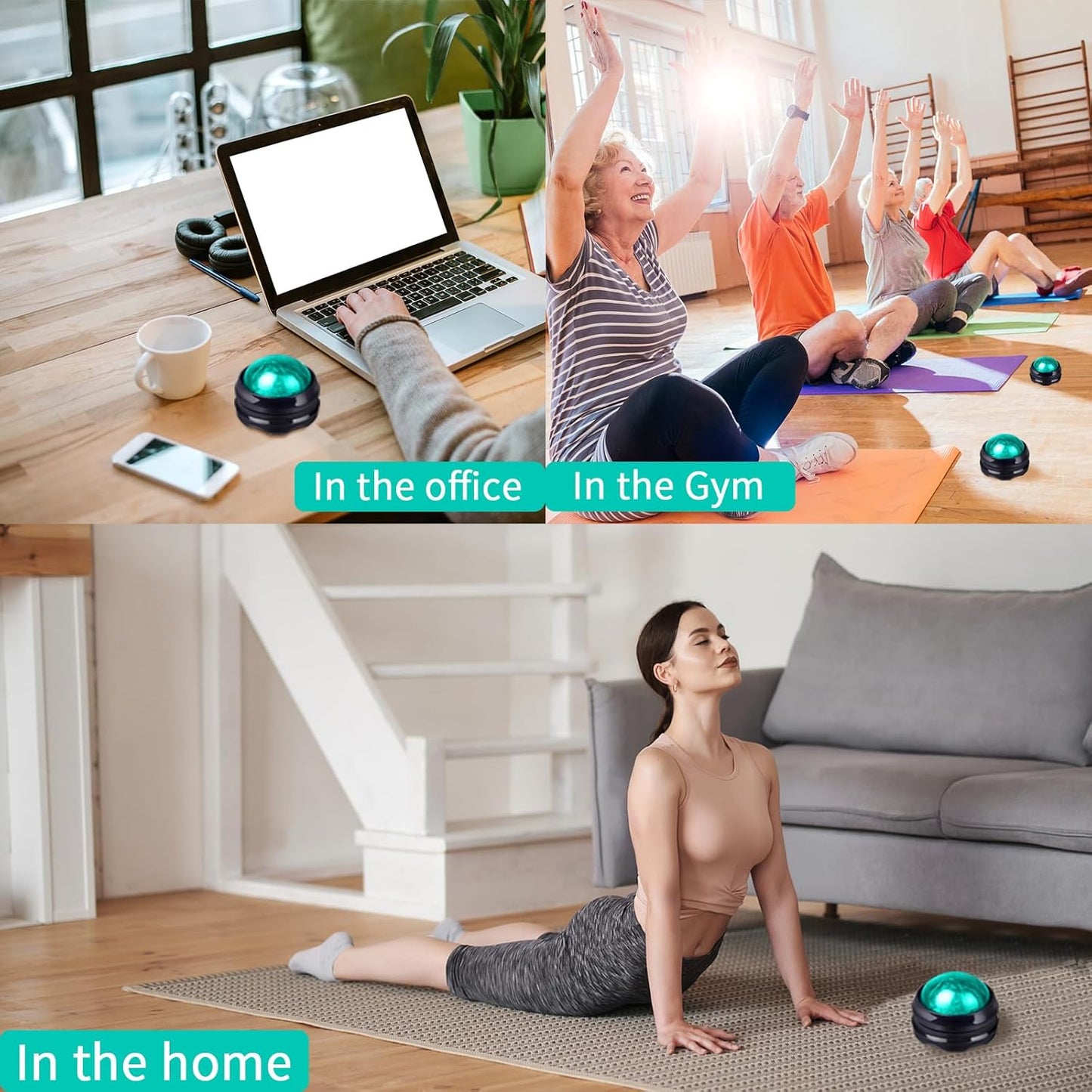 Manual Massage Ball – Self-Massage Tool for Trigger Points, Deep Tissue Relief, and Muscle Recovery