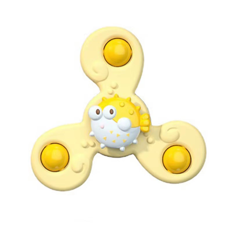 Colorful Insect Fidget Spinner – Educational Rattle & Bath Toy for Kids