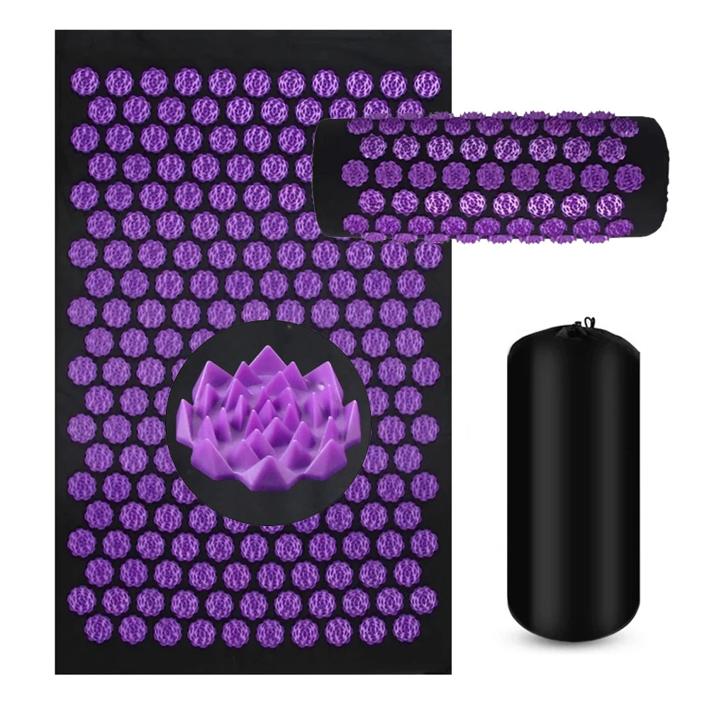 Acupressure Yoga Mat β Body and Foot Massager for Tension Relief