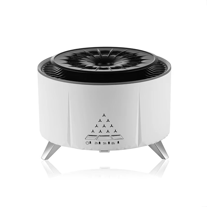 Volcano Flame Air Humidifier - Sleep Aid White Noise Bluetooth Speaker Essential Oil Diffuser Bedroom Humidifier with Remote